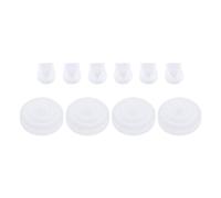 RiToEasysports Breastpump Duckbill Valves, 6pcs Duckbill Valves 4pcs Silicone Diaphragms Replacement Parts for M5 Breastpump Accessories
