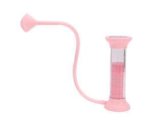 RiToEasysports Breathing Dumbbell Adjustable Deep Breathing Trainer Plastic Exercise Device Built in AG13 Battery for Home Office Abdominal Respiratory Muscle Training (Pink)