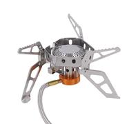 RiToEasysports Camping Stove, Portable Foldable Windproof Gas Cooking Burner with Piezo Ignition, Compact Design for Power Swirling Mystical/Fantasy, Integrated Windproof, Camping Stove, Portable