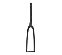 RiToEasysports Carbon Fibers Road Bike Fork, Thru Axle 3K Matte Tapered Steerer Non Shock Absorbers Carbon Fibers Bicycle Front Fork for Riding