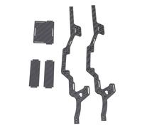 RiToEasysports Chassis Kit, Carbon Fiber RC Chassis Frame Rails for Axial SCX24 Deadbolt JLU C10 Bronco 1/24 RC Crawlers