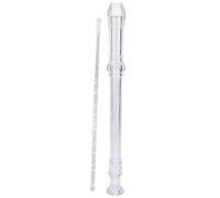 RiToEasysports Clarinet, 8 Hole G Key Musical Instrument Smoothly Polished ABS with Cleaning Rod Beautiful Sound Educational Toy for Kids (Transparent)