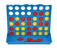 RiToEasysports Classic 4 in a Row Tabletop Game, Educational Toy with 21 Red and Yellow Chess Pieces for Kids Ages 4 and Up