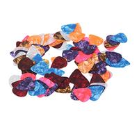 RiToEasysports Colorful Guitar Picks Set, Guitar Picks Set Colorful Celluloid Finger Protection Tool Stringed Instrument Supplies for Electric Acoustic Bass or Ukuleles (0.46 * 100 pieces)