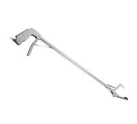 RiToEasysports Crabbing Tongs,30inch Stainless Steel Crab Tongs Catching Sea Clips for Crab, Squid, Octopus, Eel (Bend Clip)