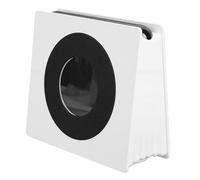 RiToEasysports Desktop Speaker, Plastic Bluetooth Speaker with 2.16 Inch Screen, Floating Lyrics Photo Frame Alarm Clock White Noise, Rechargeable 2000mAh for Bedroom Desk Office