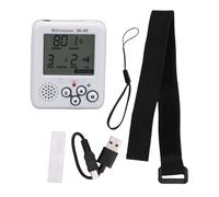 RiToEasysports Digital Metronome, Mini LCD Screen Rechargeable Portable Clips On Metronome with 12 Pitches 5 Tones, for Guitar Piano Violin Drum