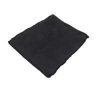 RiToEasysports Drawstring Bag, Nylon Fabric Sports Storage Sack with Zipper Design, for Gym Yoga Travel Camping Hiking (Black)