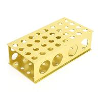 RiToEasysports Durable Stainless Steel Test Tube Rack Holder for Laboratory Experiments 6.8 X 3.5 Inch