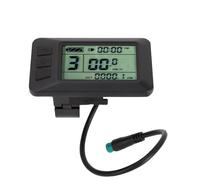 RiToEasysports Ebikes Display, Electric Bike LCD Display Meter 24V 36V 48V LCD Screen Control Panel with 5 Pin Water Proof Connector NO1 Communicating Protocol for KT Controller