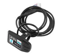 RiToEasysports Electric Bike LCD Display, Universal ABS Scooter LCD Panel with SM Plug Screen Replacement for 22.2mm EBikes Handlebars