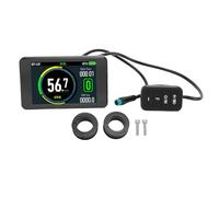 RiToEasysports Electric Bike LCD Display, Universal Scooter Color LCD Screen 5 Pin Water Proof Connector Replacement for 22.2mm EBikes Handlebar