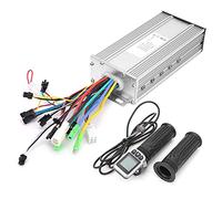 RiToEasysports Electric Scooter Controller, 36V/48V 1000W Brushless Motor Controller and 124DX LCD Twist Throttle Set 2 in 1 Conversion Accessories Electric Bicycle Modification Accessories