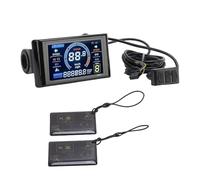 RiToEasysports Electric Scooter LCD Display, 24V 36V 48V S966 Electric Scooter Color Display Panel with NFC Function 2 Cards for 22.2mm Handlebars
