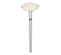 RiToEasysports Facial Fan Brush Transparent Handle for Clay Masks, Powdered Masks, Body Lotion with Excellent Cover, a Brush Suitable for the Skin for an Application, a Facial Fan Applicator for