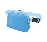 RiToEasysports Fanny Pack for Women Men, Nylon Waist Bag with Multiple Compartments Adjustable Strap, Belt Bag for Travel Running Hiking Outdoor Activities (Blue)