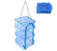 RiToEasysports Fish Drying Net, Foldable PE Mesh Rack for Drying Fish and Vegetables, with Fine Mesh to Prevent, and (35CM)