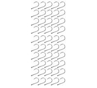 RiToEasysports Fishing Hooks, High Carbon Steel Barbed Fish Hooks for Carp Grass Carp and Silver with Holed Design (15#)