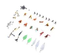 RiToEasysports Fly Fishing Lures Kit, Feather and Plastic Bait Set with 88 Pcs for Trout and Bass Anglers, Perfect for Freshwater and Saltwater Fishing