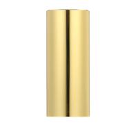RiToEasysports Glass Guitar Slide Seamless Clear Sound Ukulele String Instrument Accessories Transperant 1PC 60MM (Gold)