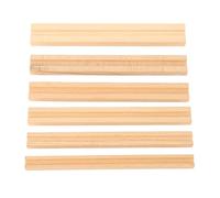 RiToEasysports Glue Overflow Prevention Ruler for Zipper Installation with Accurate Application for Sewing Projects Wooden 6 Units