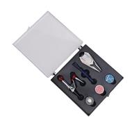 RiToEasysports Golf Accessory Set, Complete Golf Accessory Set, Magnetic Ball Tees Hat Clamp/Holder Ball Marker Divot Tool Putting Green Reader Gifts Kit, Portable Travel Ready, Good Choice,