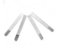 RiToEasysports Guitar Nut Slotting Files, Marked Gauges for Acoustic | String Slot Setup Tool 4-Piece Kit Stainless Steel Cutting Edge Buzz-Free Action Adjustment Luthier Repair for Banjo Ukulele