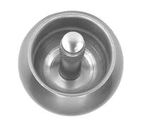 RiToEasysports Gyroscopes Stainless Steel Automatic Flip Mushroom Shape Metal for Toy, Easy to Carry Decompression Tool for Office Workers, 2pcs (Silver)