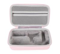 RiToEasysports Hard Cases, Hard Shells Protective Cases with Mesh Pocket Splashproof Nylon Anti Drop Soft Lining for Handheld Camera Accessories Storage Travel (Pink)