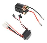 RiToEasysports High Performance Motor Esc Combo, RC Car 17T 540 Brushed Motor 320A Electronic Speed Controller Waterproof & Durable for 1/10 Axial HPI Models