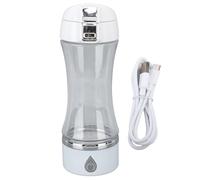 RiToEasysports Hydrogen Water Bottle, 420ml Rechargeable Hydrogen Rich Water Generator Bottle with SPE Technology for Home and Outdoor (White)