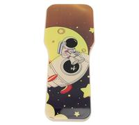 RiToEasysports Ice Skating, Plastic Balance Training Board for Figure Skating and Gymnastics, with Pressure Points to Improve Rotation Skills, 23.5cm Lightweight Tool (Spaceman)