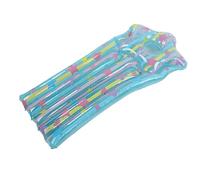 RiToEasysports Inflatable Pool Float Mat 130x60cm Thickened PVC Anti | Thickened Non-burr PVC, Safe for Pool or Beach, Easy Inflate Deflate, Seamless Edge Seal, Slow Release Air Valve