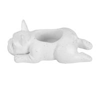 RiToEasysports Innovative Dog Shaped Succulent Pot Versatile Decoration for Study Room Bedroom Living Room Office - Breathable Design with Holes - Nice Idea (Small)