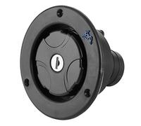 RiToEasysports Key Tank Filling Cover for the Trailer of the RV Camp - Simple and Elegant Appearance Black, 11x11x8cm/4.3x4.3x3.1in (Black)