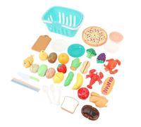 RiToEasysports Kitchen Food Educational Playset Play Food Toy for Play, Safety, and Social Interaction, with Portable Fun, for Fine Motor Skills