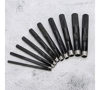 RiToEasysports Leather Traditional Hollow Hole Pons Set Durable Steel Dance Tools for Leather 1 Mm - 10 Mm Puncher for Craft Tools