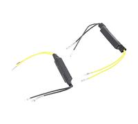 RiToEasysports LED Load Resistor Decoder 21W DC 12V Turn Signal Indicator Light Error Fix for Motorcycle Motorbike, 2pcs Inline Resistors, Reduces Hyper Flash, Corrects No Blinking