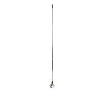 RiToEasysports Light Bulb Changer Telescopic Extension Pole with Flip Lock Design Reaches 5.9ft for High Ceilings Lights Stainless Steel Universal Socket Home Office Outdoor Use