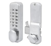 RiToEasysports Locking The Mechanical Combination of Alloy Alloy in Zinc for The Kitchen Office Balcony, Locking of Home Safety Password for Sliding Door, Key Access Code, for Residential Use