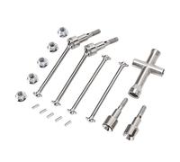 RiToEasysports Long -lasting Steel RC -Auto Drive Shafts KIT Powerful Drive Power for SCY 1/16 Pro RC Cars, Simply with the Front Rear Parts with the Front Rear Parts