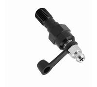 RiToEasysports M10x1.0mm Aluminum Motorcycle Brake Caliper Bleed Screw Nipple for Bleeding Brakes Compatible with Many Motorcycle Applications (Black)