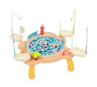RiToEasysports Magnetic Fishing Game Fishing Toys Board Game with Electric Rotating Function Light Music for 3+ Years Old Kids Family Bonding Time