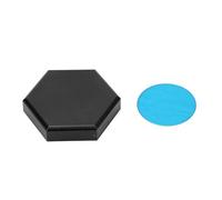 RiToEasysports Magnetic Pool Cues Chalk Holder,Aluminum Hexagonal Single Section Billiard Pool Cues Holder for Hexagonal Round Chalk (Black)