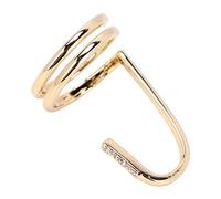 RiToEasysports Manicure Ring for Nail Art Electroplated Copper Finnernail Ring for Commitments, Dancing Evenings (#1)