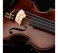 RiToEasysports Maple Violin Bridge, Set of 5 for Learners, Finely Crafted Accessory with Clear Line, 3/4, 1/2, 1/8, /4 Sizes, Maple Material (1/8 violin scales set of five)