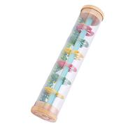 RiToEasysports Mini Baby Rainmaker Musical Instrument Toy for Toddlers, Hearing and Hand Brain for, Solid Wood Rainstick for