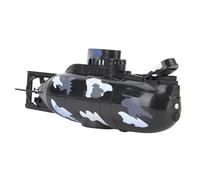 RiToEasysports Mini Simulation Remote Control Submarine, 6 Channel with Forward Backward Left Right Movement, for Kids Indoor Outdoor Play (Black)