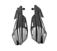 RiToEasysports Motorcycle Hand Guard ABS 22mm Hand Guard Protector for Riders Universal Handlebar Fit Helps Reduce Turbulence Supports Airflow Alignment Black