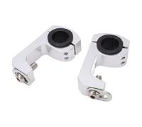 RiToEasysports Motorcycle Handguard Mount Aluminum Alloy Handle Protector Mount 22mm Clamp 1 Pair Replacement for for Motorcycles Cross Country Beach Bikes